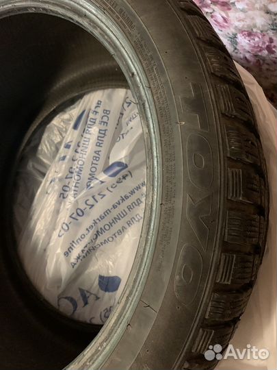 Toyo Observe G3-Ice 275/40 R20 и 315/35 R20