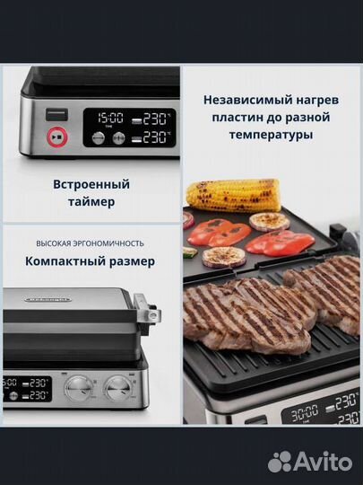 Электрогриль гриль новый Delonghi C GH920D