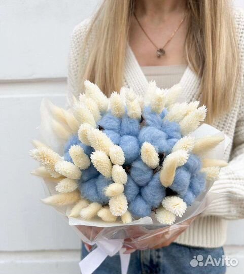 Букет из сухоцветов. Гипоаллергенный. Вечный