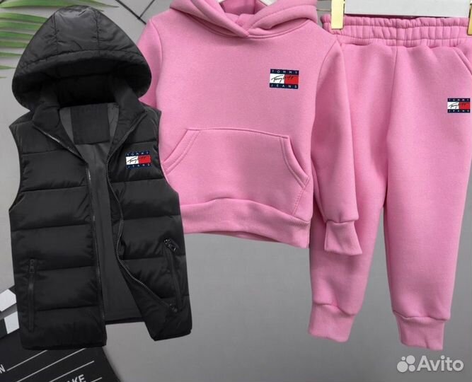 Спортивные детские тёплые костюмы 3в1