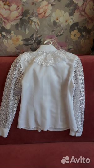 Блузка белая для девочек