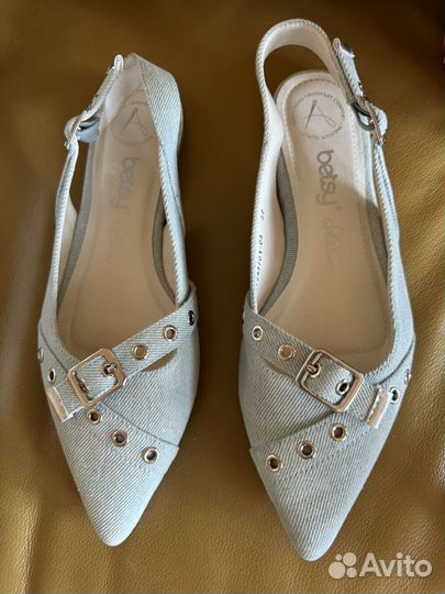 Джинсовые туфли