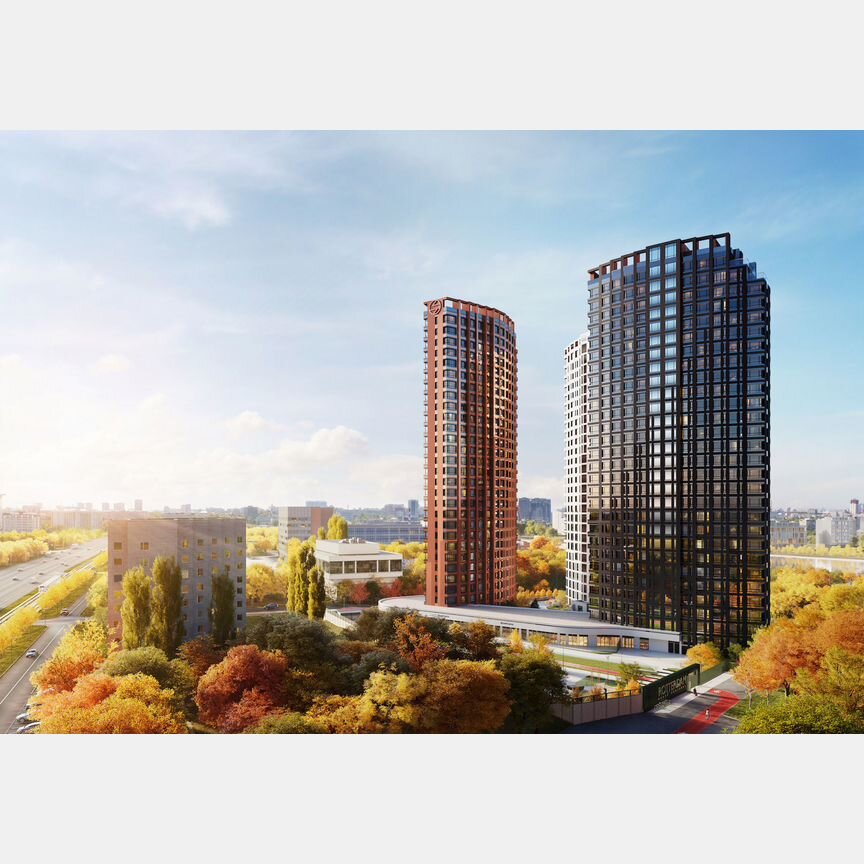 1-к. квартира, 43,4 м², 23/23 эт.