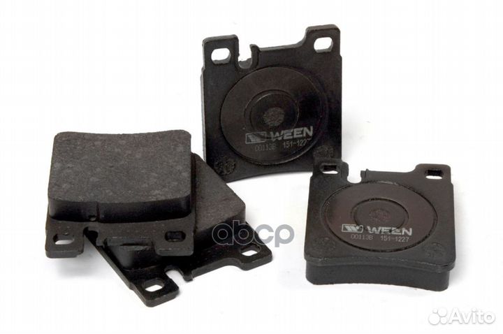 Тормозные колодки дисковые задние mercedes-benz