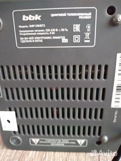 Цифровая приставка bbk smp129hdt2