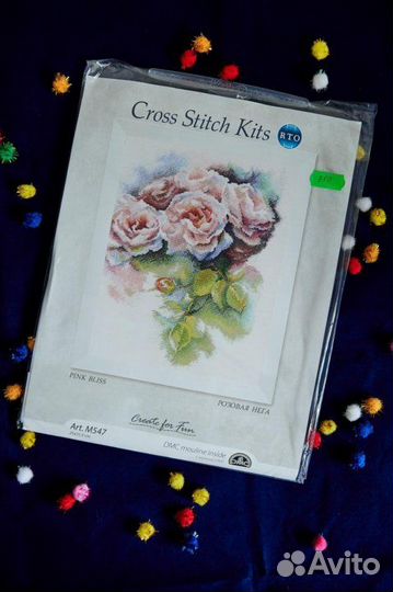 Набор для вышивки рто Розовая нега