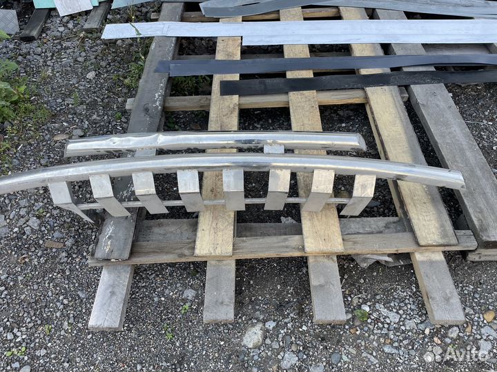 Защита переднего бампера toyota land cruiser 200