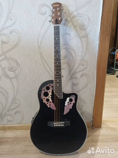 Электроакустическая гитара Fabio и процессор nux