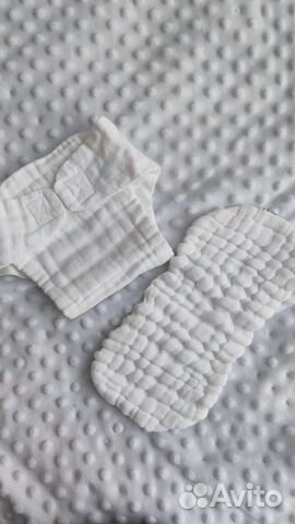 Многоразовые муслиновые подгузники, комплект 3шт