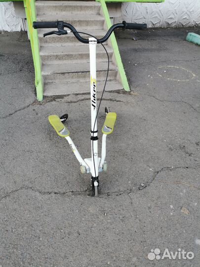 Самокат взрослый 3-х колёсный