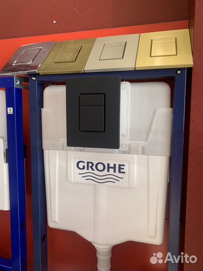 Кнопка Grohe Чёрная