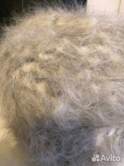 Шапка из кроличьего пуха