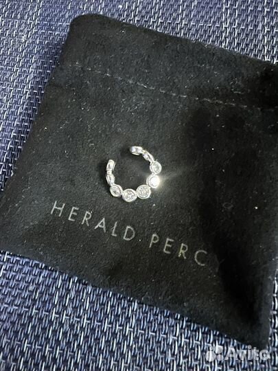 Серебристый кафф Poison Drop с кристаллами