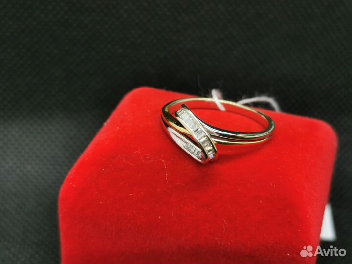 Кольцо с бриллиантами 750 проба