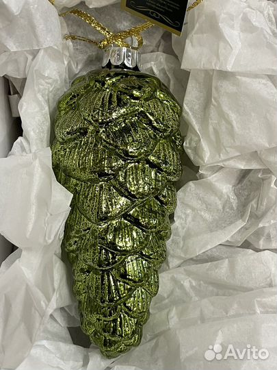 Коллекционные елочные игрушки Holiday из стекла