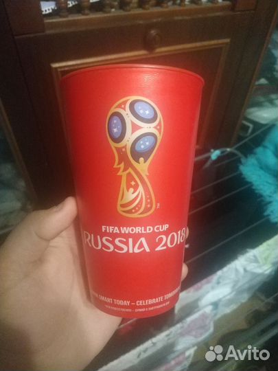 Стакан FIFA 2018 Bud пластик