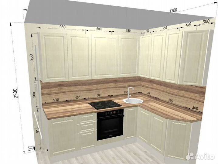 Создание проектов кухни дистанционно