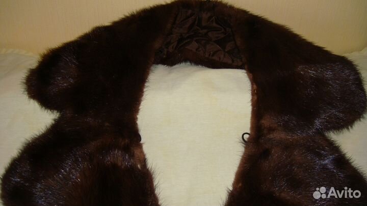 Воротник из меха норки