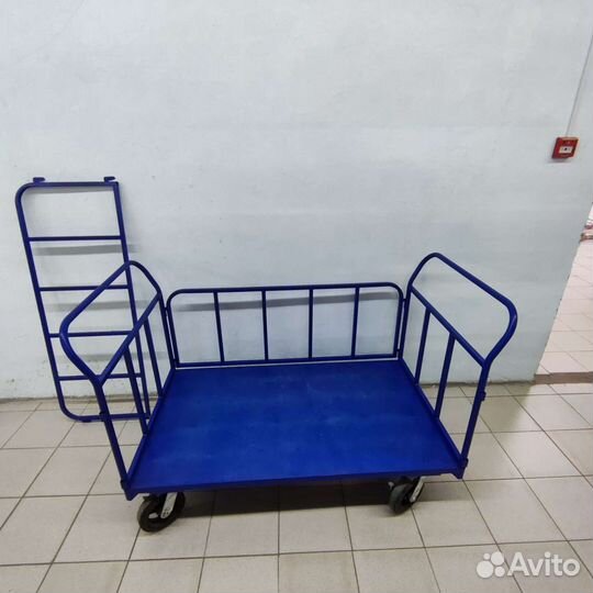 Тележка платформенная с бортами тб-7 800х1400