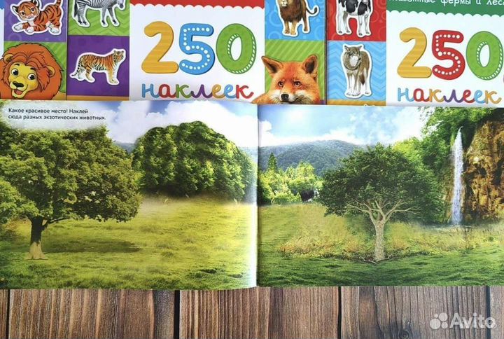 Книжечки с наклейками 