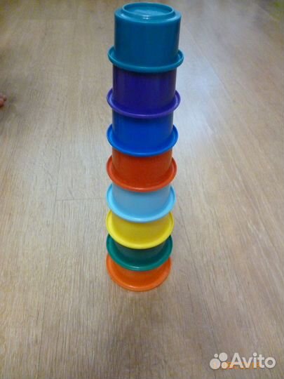 Волшебные колечки, стаканчики-пирамидка