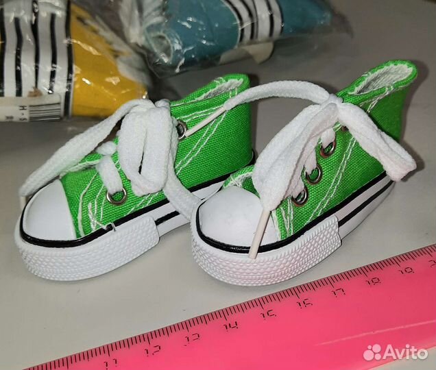 Обувь кеды для кукол 7 см