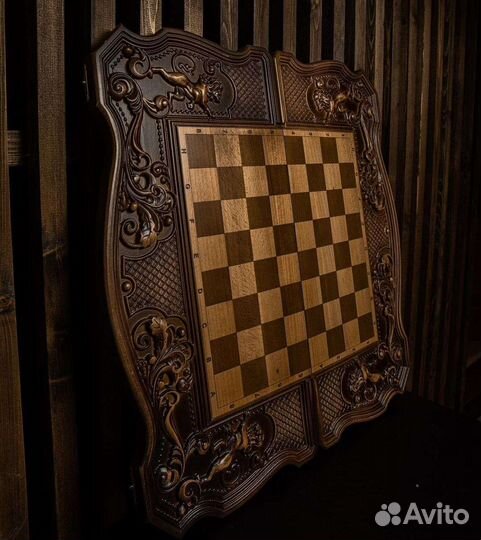 Шахматы нарды шашки 3 в 1