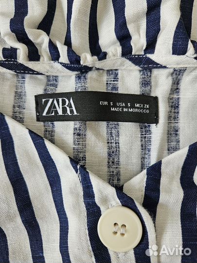 Льняное платье Zara