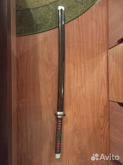 Деревянная катана для косплея