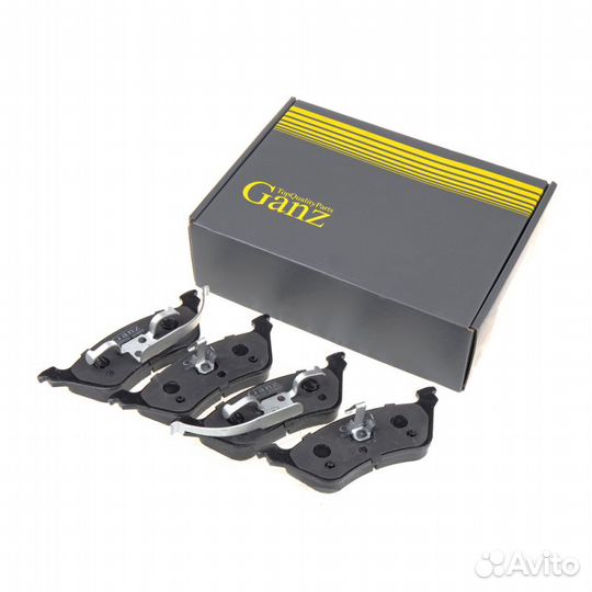 Колодки задние chrysler town &country 01-07 GAN