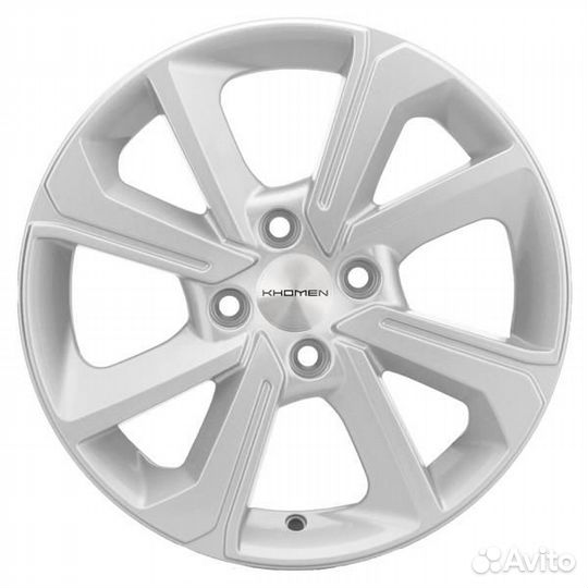 Диски Khomen 1501 F-silver 6x15 4x100 ET 50 Dia 60.1