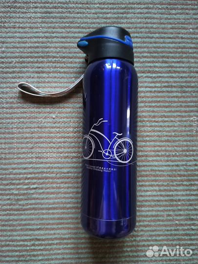 Бутылка-термос велосипедная