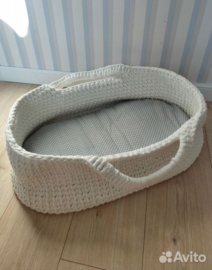 Люлька колыбель вязаная