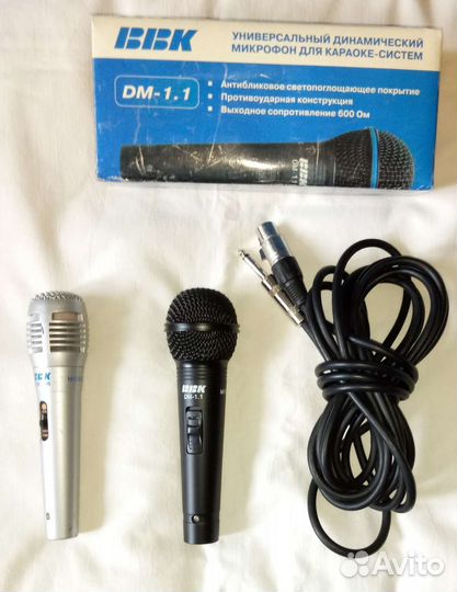Микрофон проводной BBK; Кабель 5метров