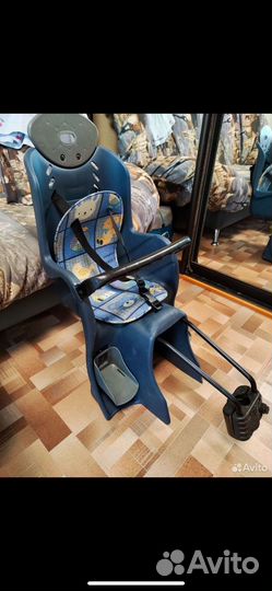 Десткое кресло на велосипед