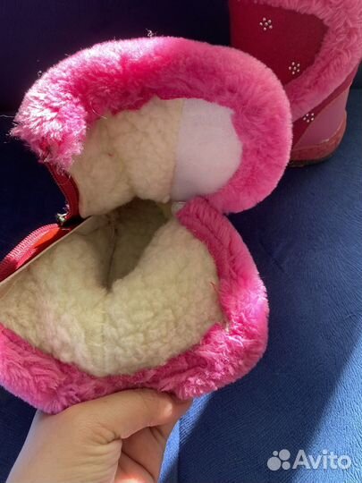 Валеночки утепленные 25 размер, 16 см