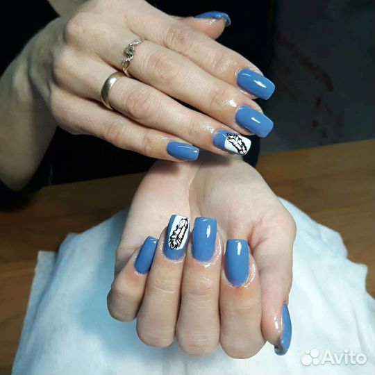 Наращивание ногтей.Педикюр