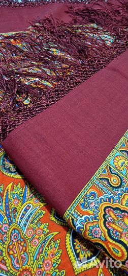 Павловопосадский платок шерсть