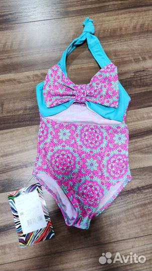 Новый слитный купальник детский