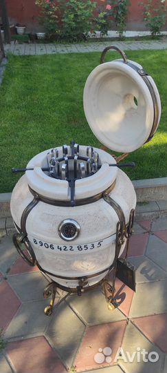 Тандыр Семейный с откидной крышкой