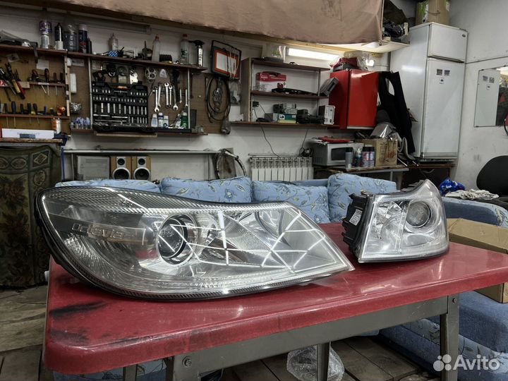Фары skoda octavia a5 рест. оригинал(галоген)