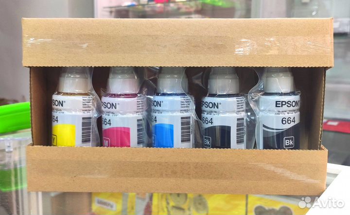 Оригинальные чернила для epson L100, L110, L120, L