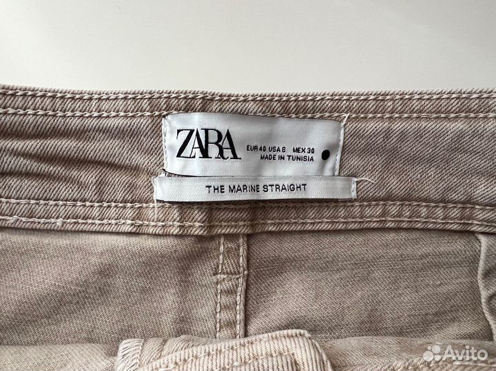 Новые джинсы zara 40