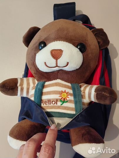 Рюкзак детский с игрушкой (новый)