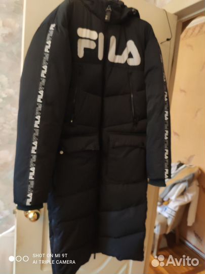 Пуховик пальто Fila оригинал