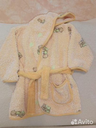 Банный халат детский 80 размер