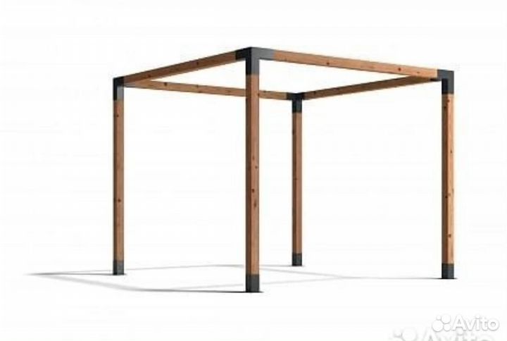 Пергола. Беседка дешевоКоннекторы для бруса