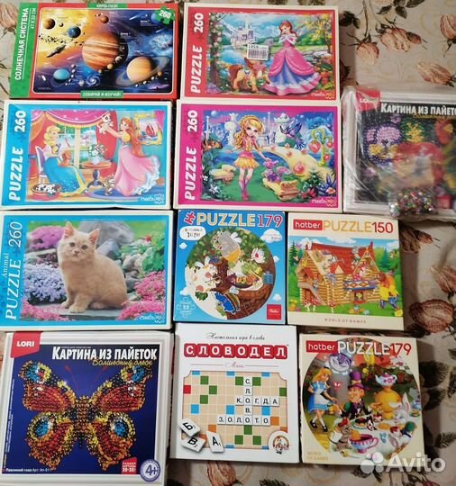 Пазлы девочкам