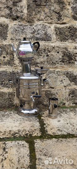 Самовар с чайником турецкий на дровах