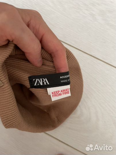 Шапка мишка zara 4-9 мес